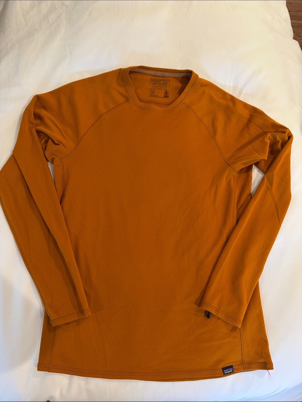 Men's Patagonia Capilene Midweight Long Sleeve - Rust Orange
